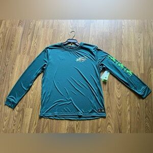 Point Zero men’s large Minecraft long sleeve t-shirt, new with tags, green